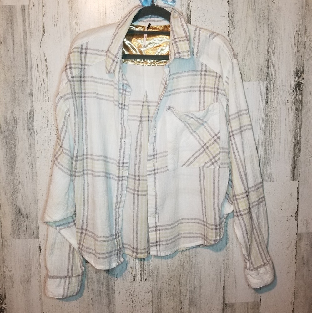 Free People Button Up